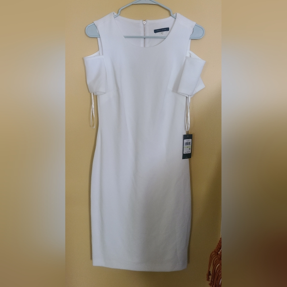 NEW Tommy Hilfiger Classic Ivy White Womens Dress